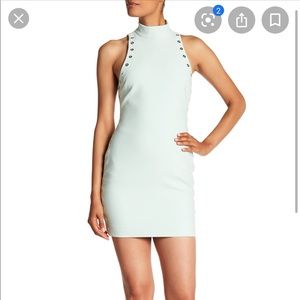 Cinq a Sept grommet mini dress